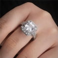 thumbnail image 6 of K-KED Fashion 925 Silver Women Cubic Zirconia Rings Wedding Delicate Jewelry Gifts Size 6-10-Style 2-8, 6 of 7
