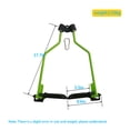 thumbnail image 4 of KORIKAHM LAT Pulldown Attachments for Cable Pulley System Machine, T-bar Row Landmine Attachment, Home Gym Fitness Spreader Bar, Multi-Grip Wide LAT Pull Down Bar, Neutral Grip Handle, 4 of 9