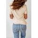 thumbnail image 1 of ABPHQTO Camiseta caqui de manga corta con cuello redondo para mujer Seventies Babe, 1 of 5