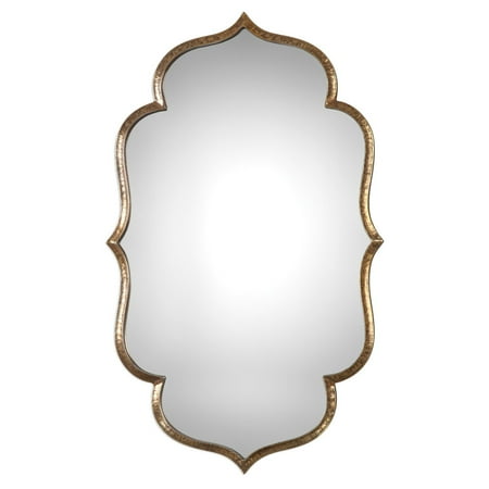 Uttermost Zina Quatrefoil Gold Wall Mirror
