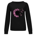thumbnail image 4 of Taqqpue Breast Cancer Shirts Tops for Women Pink Ribbon Breast Cancer Awareness Long Sleeve Shirts Crewneck Sweatshirt Breast Cancer Survivor Gifts for Women, 4 of 4