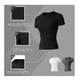 thumbnail image 3 of 2pcs Playera Ropa Deportiva Mujer Blusa Secado Rápido Blanco y Negro Talla: M, 3 of 3
