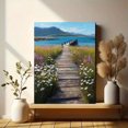 thumbnail image 6 of Scottish Highlands Heather River Canvas Print Wall Art, Nature Scenery Decor for Living Room Bedroom Hotel Cafe, 6 of 8