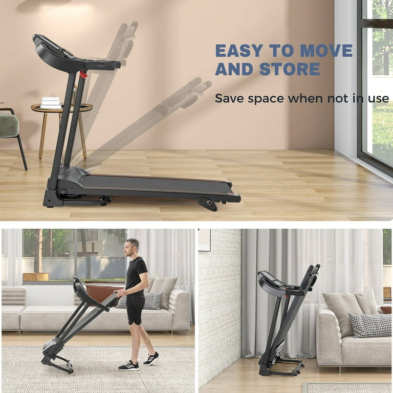 Life fitness treadmills Low Noise Home Treamills 12 Preset Program with Pluse Test Fitness Exercise Equipment For Walking Lagre LED Display treadmill sale Walmart