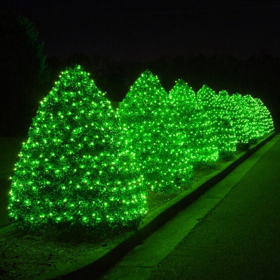 Kringle Traditions 100-Ct Christmas Halloween St Patricks Day Green Mini Light Set - 50' Green Wire