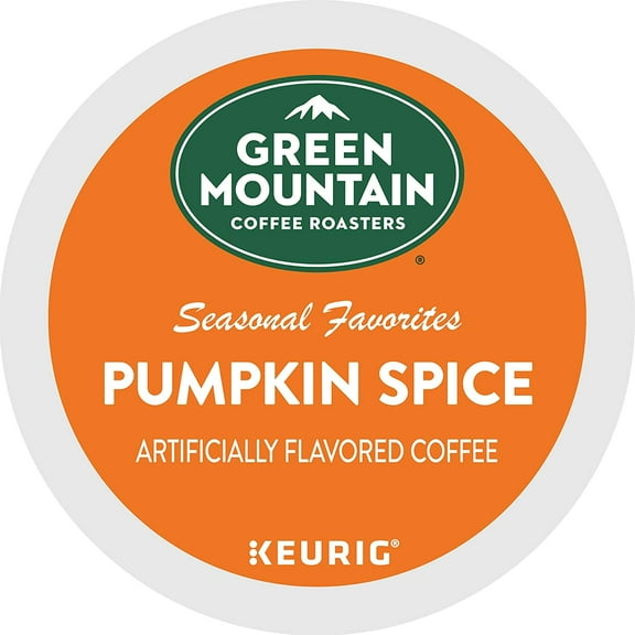 Green Mountain Coffee Roasters Pumpkin Spice, Single-Serve Keurig K-Cup Pods, Flavored Light Roast Coffee, 72 Count