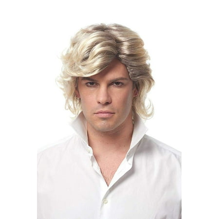 80's Icon Men's Costume Wig - Blonde
