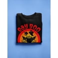 thumbnail image 3 of Say Boo And Scary On Sweatshirt Women -Image by Shutterstock, Female Small, 3 of 4