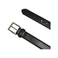 thumbnail image 2 of CTM  Leather Basic Dress Belt with Silver Buckle (Men Big & Tall), 2 of 3