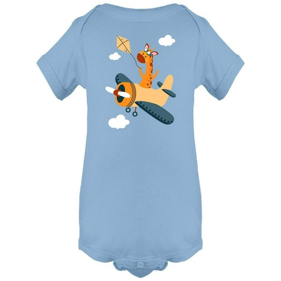 Cute Giraffe In Airplane Bodysuit Infant -Image by Shutterstock,  18 Months