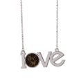 thumbnail image 1 of Culture Noir Jaune Main Lotus Amour Collier Pendentif Bijoux, 1 of 3