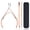 Rose gold, variant on Stainless Steel Toenail Toe Nail Art Cuticle Clipper Cutter Manicure Trimmer Scissor Pedicure Tool