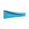 thumbnail image 4 of Workout Headbands For Women Athletic Non Slip Solid Color Stretchy Sweatbands Running Yoga Fitness Sports Hair Bands (Free Size, Light Blue), 4 of 5