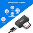thumbnail image 5 of Amurx A432 USB-C SD Card Reader, USB 3.0 Hub for SD TF SDXC SDHC MMC RS-MMC Micro SD Micro SDXC Micro SDHC Card and UHS-I Cards, 5 of 8