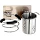 thumbnail image 1 of Hair Dryer Holder Wall Mount Blow Dryer Holder Aluminum Wall Mounted Bathroom Organizer Cylinder Cup with Cable No Drilling, 1 of 5