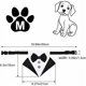 thumbnail image 2 of Collar de bandana para esmoquin para perros, 1 pieza ajustable para perros medianos y grandes, 2 of 5