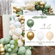 thumbnail image 3 of Conjunto de atmósfera de cadena de globos, arco de globos, decoración de fiesta de cumpleaños y boda, conjunto de globos, 3 of 4