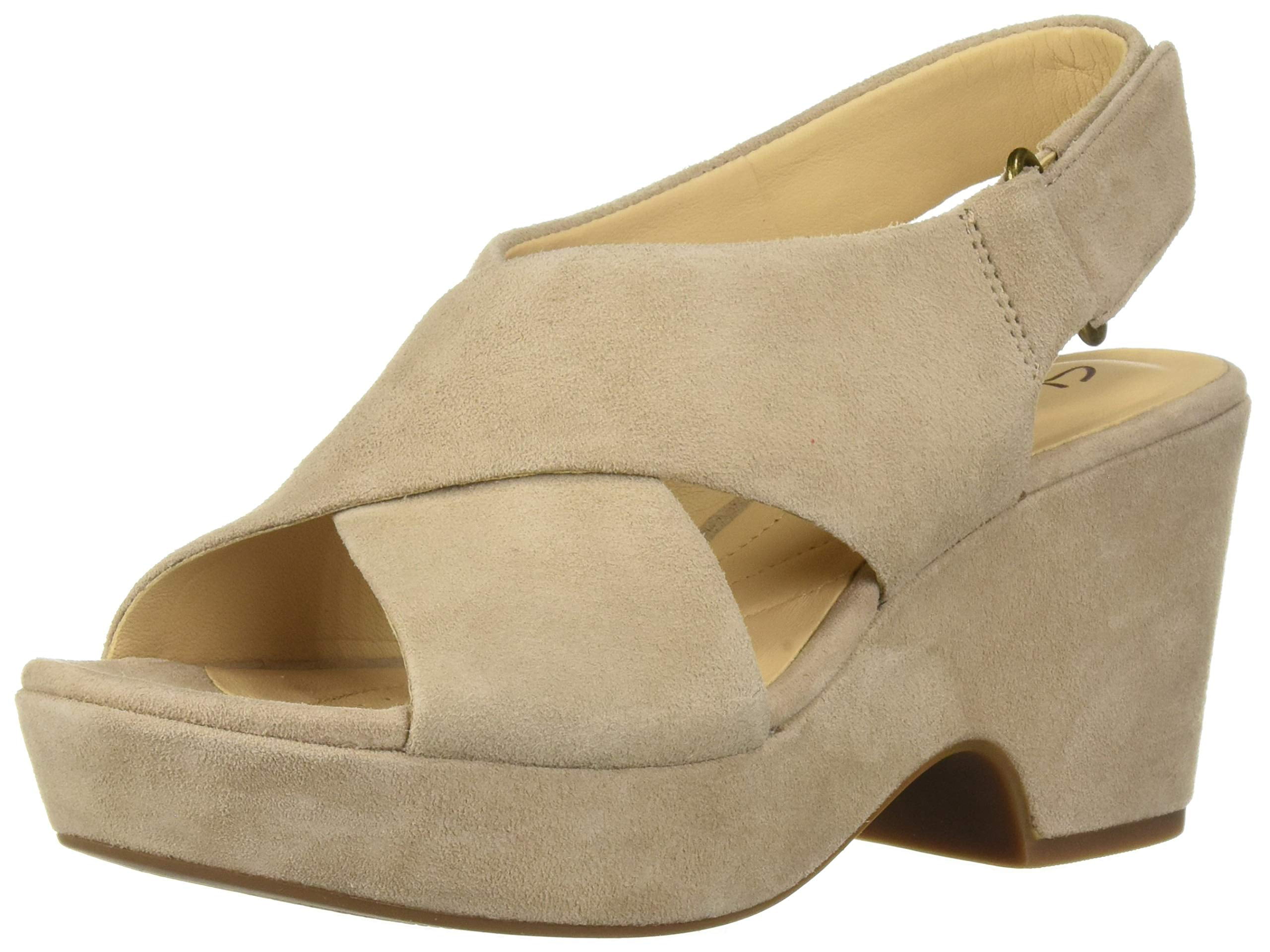 Clarks 26140120: Women's Lara Sand Platform Sandals (9.5 B(M) US Women) - Walmart.com