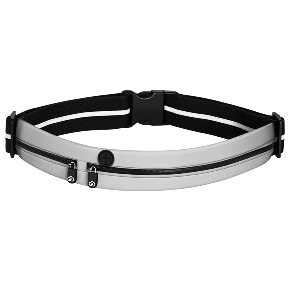 Lightweight Reflective Cycling Running Belt Dual Pouch Lightweight Reflective Cycling Running Belt Dual Pouch