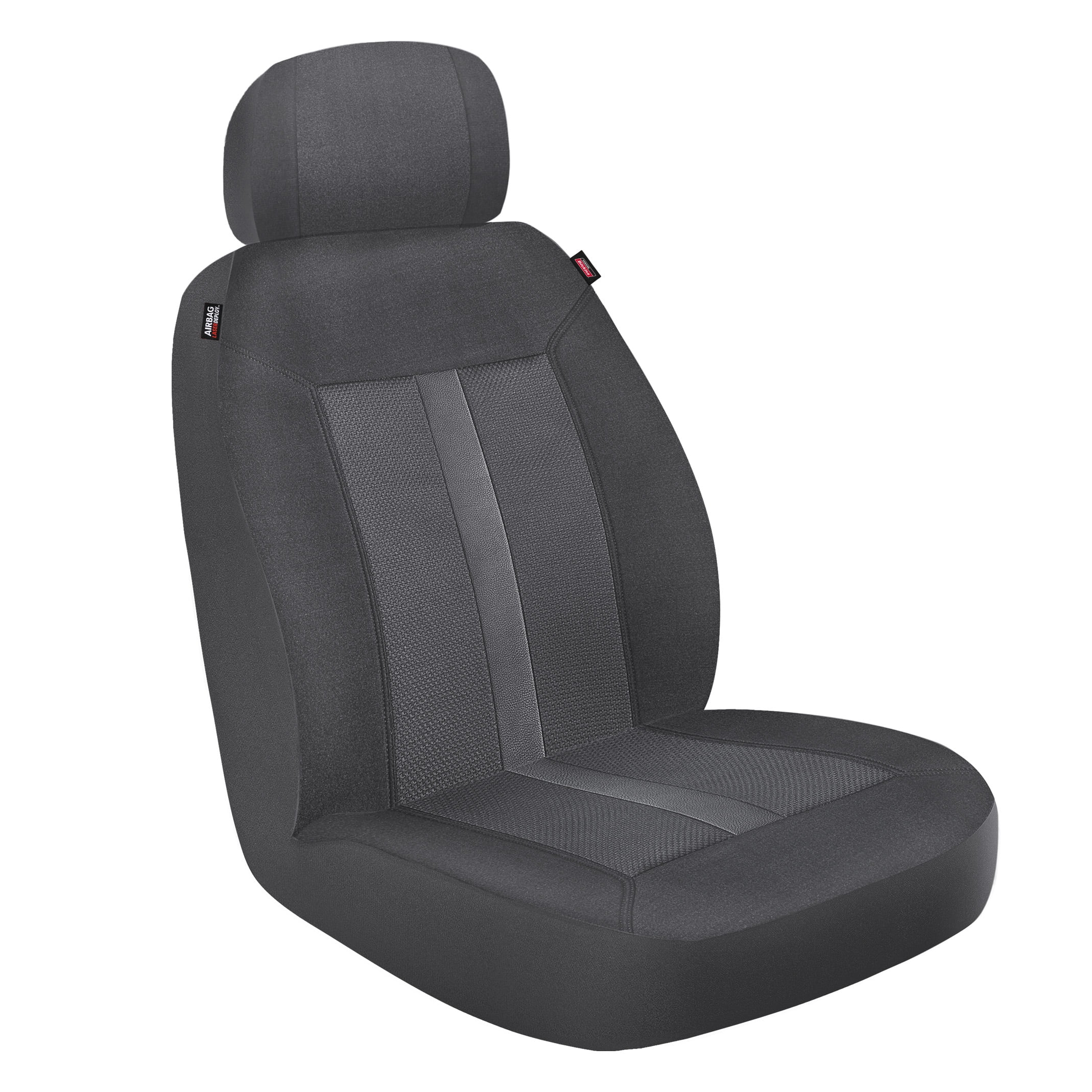 Genuine Dickies 2 Piece Sorrento Universal Car Seat Covers, Gray