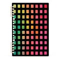 thumbnail image 7 of FORMRS 1-Subject Spiral Notebook 8" x 5" College Ruled 60 Refillable Sheet A5 Hard Cover, 2 Pack, Pink Block Pattern, 7 of 7