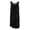 Black, variant on Plus Size Boho Swing Mini Dress for Women, Sleeveless Loose Summer Outfit for Beach Casual Holiday Light blue S