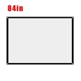 thumbnail image 1 of maskred Projecteur Portable Pliable Sans Plis Rideau de Projection Écran 4:3 Films Portables pour Projecteur Cinéma Maison Extérieur Blanc 84 Pouces, 1 of 5