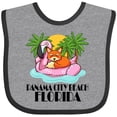 thumbnail image 3 of Inktastic Panama City Beach Vacation Girls Baby Bib, 3 of 4