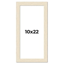 10x22 Frame White Real Wood Picture Frame Width 1.5 inches | Interior Frame Depth 0.5 inches | Barn