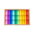 thumbnail image 1 of Juego de bloques de construcción de arcoíris, juego de bloques de construcción para niños, juguetes educativos de aprendizaje, regalo Ideal, juego de , 30 piezas, 1 of 8