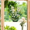 Serene Lily of the Valley Planter Acrylic Window Hanging Stained