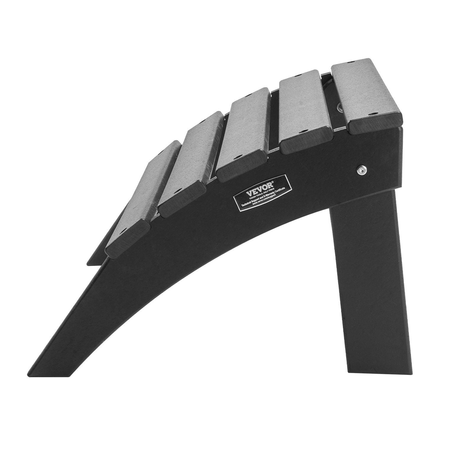 Weather-Resistant Adirondack Ottoman, 18.7L x 19.7Wx 13" H Inch Plastic Folding Foot Rest, Ideal for Pool Lawn Porch with Adirondack Chair