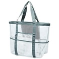 thumbnail image 1 of Bolso De Playa De Malla Bolso De Playa Con Cremallera Y Múltiples Bolsillos Para Picnic En La Playa Advancent AP005674-00, 1 of 6