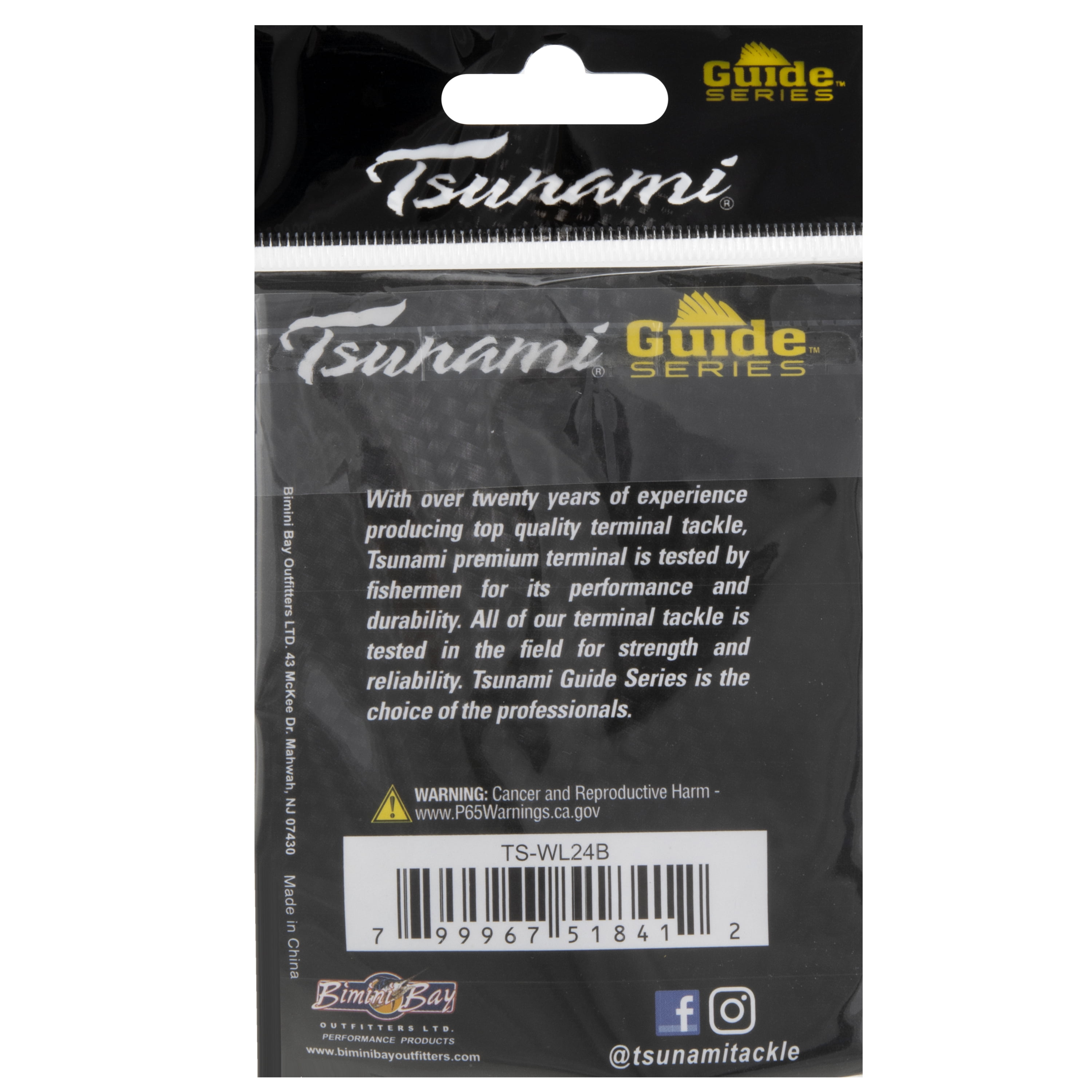 Tsunami Wire Leader 24'' 45 lb – 10 Pack