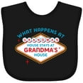 thumbnail image 3 of Inktastic Las Vegas Stays at Grandma's Boys or Girls Baby Bib, 3 of 4