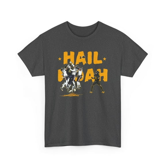 Washington Hail Mary Noah Brown #85 Football Cartoon Unisex Heavy Cotton Tee-KFTNB001-Dark Heather-S