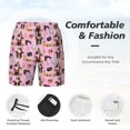 thumbnail image 3 of Logiee 2336109497 Print Men's Swim Trunk,Quick Dry Board Shorts ,Men's Swim Trunks with Compression Liner, Bathing Suits with Pockets-Medium, 3 of 6