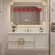 thumbnail image 1 of Light Luxury Oak Bathroom Cabinets Rock Plate Seamless Sink Washstand Modern Washbasin Toilet Vanity French Bathroom Furniture My Lux Decor Round, 1 of 8