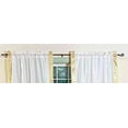 thumbnail image 5 of Lined-White  Rod Pocket  Sheer Sari Curtain / Drape  - 43W x 108L - Pair, 5 of 5