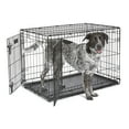 thumbnail image 2 of MidWest Homes for Pets 36-Inch Two-Door iCrate Folding Dog Crate with Divider Panel, Leak-Proof Tray & Secure Latches – Metal Wire Kennel for M-L Breeds – Portable, Durable & Easy to Assemble, 2 of 9