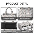 thumbnail image 4 of Large Capacity Tote Bag,White Halloween Skull Pumpkin Pattern Handbag Fashion Luxury Tote Bag,15.7"x13"x 5.1" Inches,Laptop Compatible, 4 of 6