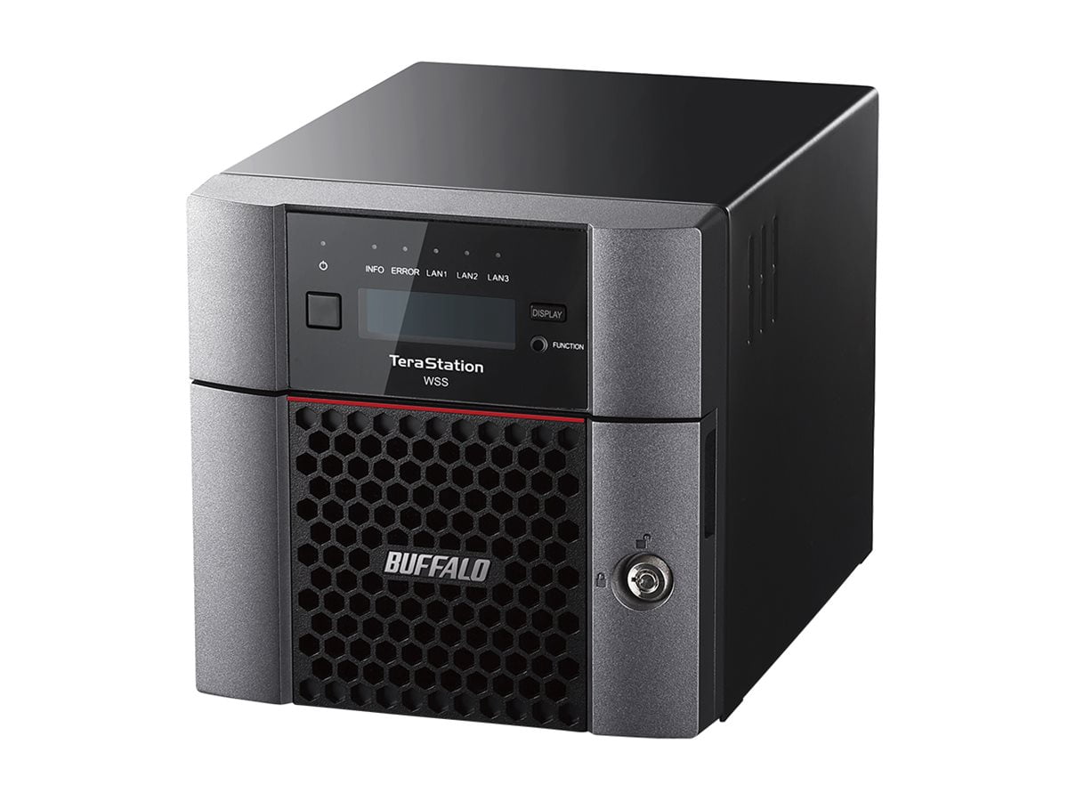 BUFFALO TeraStation WS5220DN 2-Bay Windows Server IoT 2025 Desktop NAS 4TB (2x2TB) HDD Included TAA Compliant - Intel Atom C3338 Dual-core (2 Core) 1.50 GHz - 2 x HDD Supported - 48 TB Supported HD...