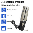 thumbnail image 5 of 2026 New Usb Portable Paper Shredder Multifunctional Mini Electric Paper Shredder Document Strip Cutter Office Stationery, 5 of 6