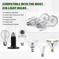 thumbnail image 3 of Light Socket Extender,Porcelain Socket Extension Adapter,E26 to E26 Standard Medium Screw Bulb Socket Extender Adapter,Recessed Socket Extension Conve, 3 of 4