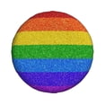 thumbnail image 3 of Rv Spare Tire Cover 15 inch - Colorful Glitter Rainbow Tire Covers for Trailers, Adjustable Camper Spare Tire Cover, 3 of 7