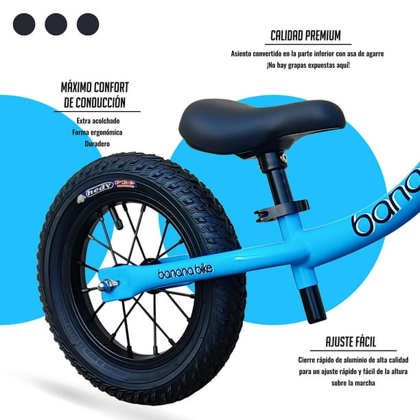 Bicicleta De Equilibrio Banana Balance Gt Bicicletas sin Pedales Manubrio y Asiento Ajustables azul Unitalla Banana Bike LAVA Sport 5060493880348 Walmart en linea