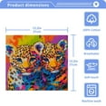 thumbnail image 5 of BZSMCE Towel Cotton Face Towel Soft Hand Towels Fashion Radiant Leopard Twins Pattern, 5 of 9