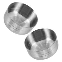 BESTOYARD 2Pcs Portable Stainless Steel Shaker Tumbler Lids Splash Proof and Reusable