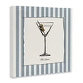thumbnail image 2 of Stupell Industries Contemporary Martini Summer Stripes Canvas Art, 24 x 24, by Susan Jill, 2 of 8