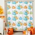 thumbnail image 4 of Thanksgiving Fall Seamless Pumpkin Shower Curtain for Bathroom, Botanical Leaves on White Waterproof Shower Curtains Washable Quick Dry with Hooks Bathtub Curtains 72x72 IN, 4 of 6